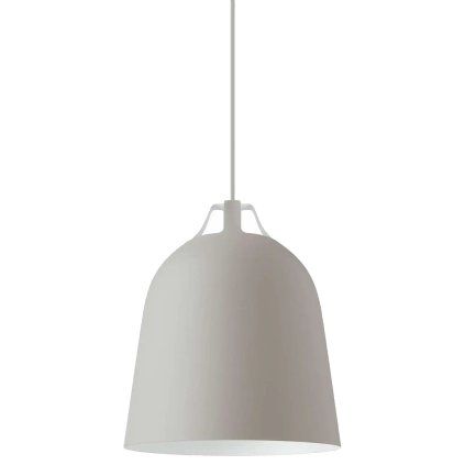 217085 zavesna lampa clover 29 cm seda hlinik eva solo