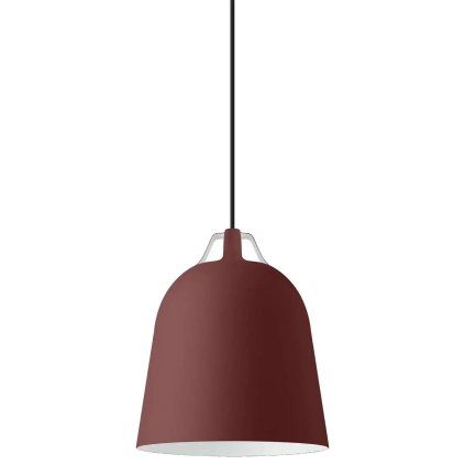 217058 zavesna lampa clover 21 cm burgundska hlinik eva solo