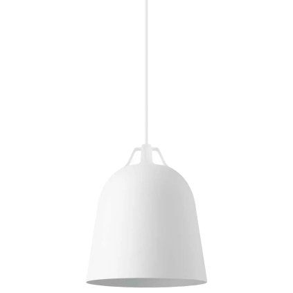 217055 zavesna lampa clover 21 cm bila hlinik eva solo