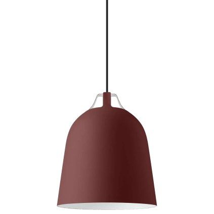 217097 zavesna lampa clover 29 cm burgundska hlinik eva solo
