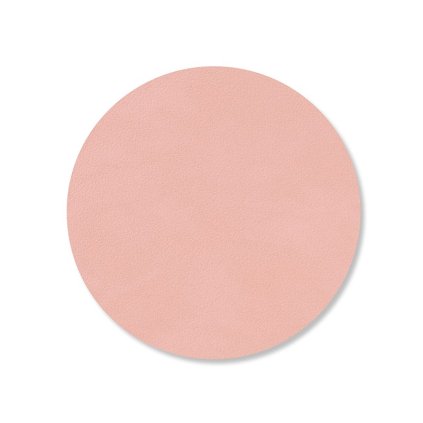217340 podtacek circle nupo 10 cm ruzova kuze lind dna