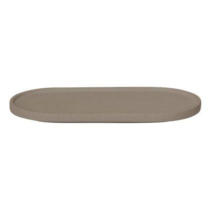 217463 dekorativni podnos creto 17 cm seda beton blomus
