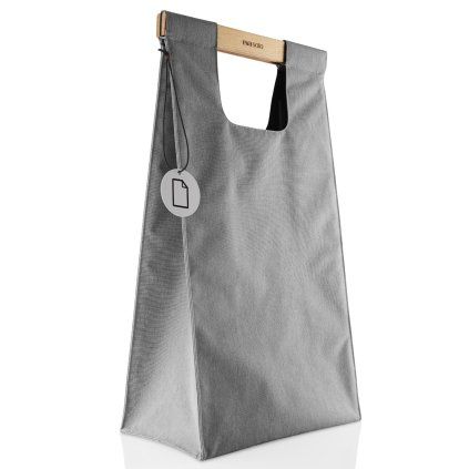 218558 taska na recyklovany odpad 28 l svetle seda eva solo