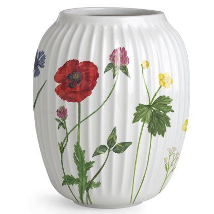 218981 vaza hammershoi summer wild flowers 21 cm bila porcelan kahler