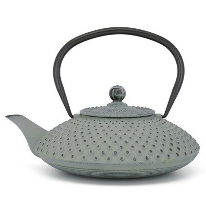 219398 cajova konvice s infuzerem xilin 1 25 l svetle zelena litina bredemeijer