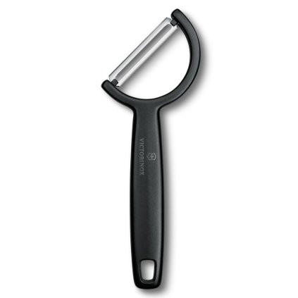 219734 skrabka na zeleninu rho 16 cm rovne ostri cerna plast victorinox