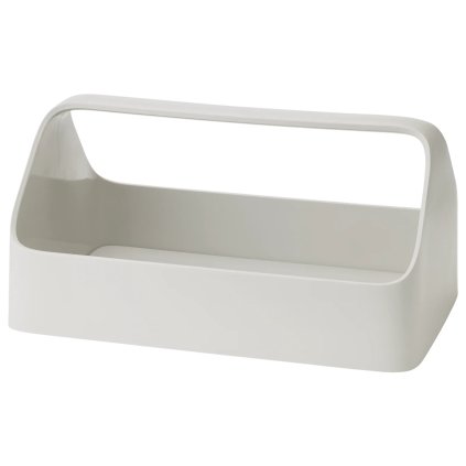 220145 ulozny box handy box 28 x 14 cm svetle seda plast rig tig