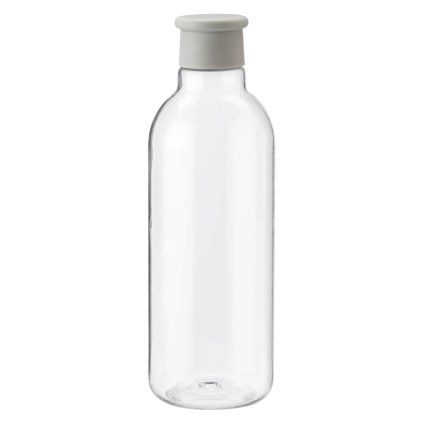 220202 lahev na vodu drink it 750 ml svetle seda plast rig tig