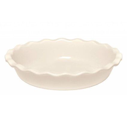 203154 kulata forma na kolac 26 cm kremova keramika staub