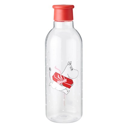220451 lahev na vodu moomin 750 ml cervena tritan rig tig