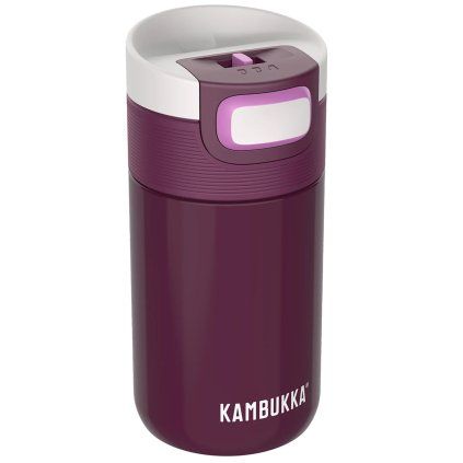 220601 termohrnek etna 300 ml cherry lacquer nerezova ocel kambukka
