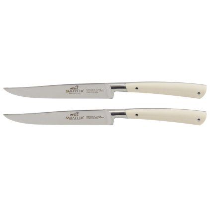 221228 steakovy nuz edonist 12 cm sada 2 ks nerezove nyty bila lion sabatier