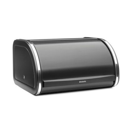 221759 chlebnik roll top 11 l matne cerna nerezova ocel brabantia