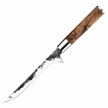221483 vykostovaci nuz vg10 16 cm hneda forged