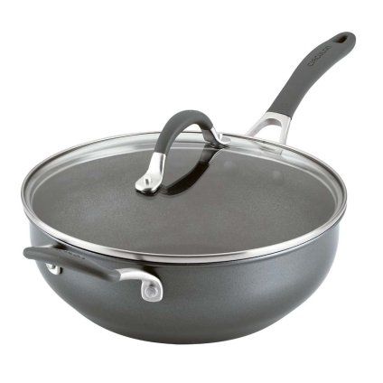 222197 wok na indukci scratchdefense a1 26 cm 4 25 l s poklici hlinik circulon