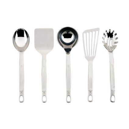 225600 kuchynske nacini provisions sada 5 ks stribrna nerezova ocel hestan