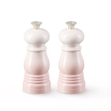 224664 sada mlynku na sul a pepr 11 cm sada 2 ks shell pink plast le creuset
