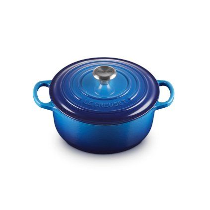 224862 kastrol signature 20 cm 2 4 l azure litina le creuset
