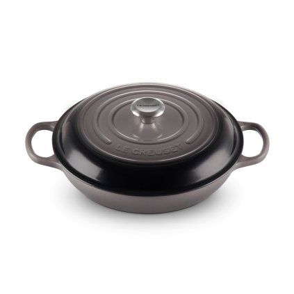 224175 kastrol signature 30 cm 3 5 l flint litina le creuset