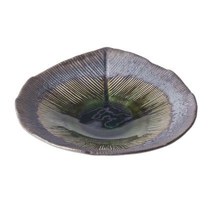 225549 jidelni miska midori 23 cm 400 ml zelena keramika mij
