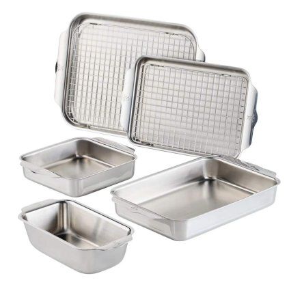 225633 pekac ovenbond sada 7 ks stribrna nerezova ocel hestan