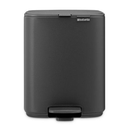225873 pedalovy odpadkovy kos bo 7 l mineralni seda ocel brabantia