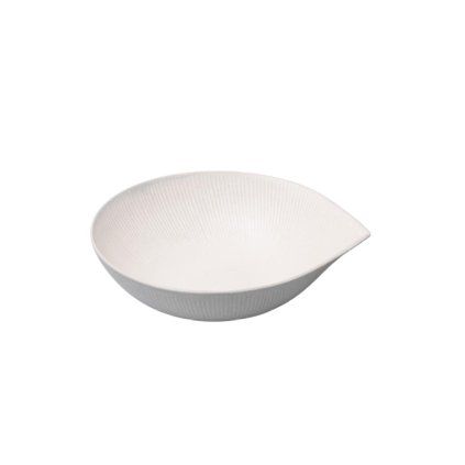226425 jidelni misa snow leaf 24 cm 900 ml bila keramika mij
