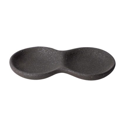 226464 miska na omacku stone slab 15 cm cerna keramika mij