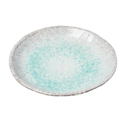 226485 jidelni talir aqua splash 27 cm modra keramika mij