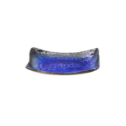 227295 servirovaci talir cobalt blue 26 x 16 cm modra keramika mij