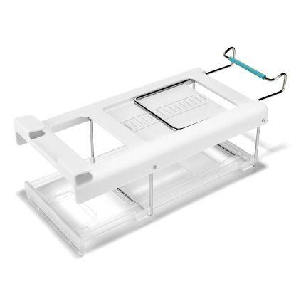 227445 drzak plechovek do lednice fridgestore 8500007 27 cm bila plast joseph joseph