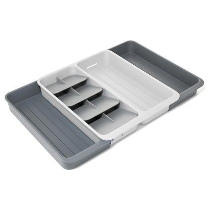 227676 organizer na pribory drawerstore 8500014 40 x 33 cm roztazitelny seda plast joseph joseph