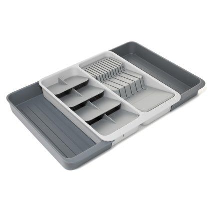227655 organizer na pribory drawerstore 8500015 40 x 33 cm roztazitelny seda plast joseph joseph