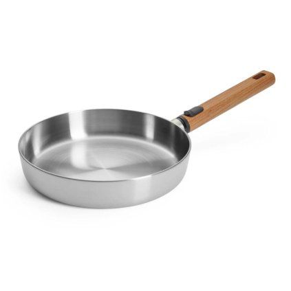 228559 univerzalni panev logic steel 24 cm s odnimatelnou ruojeti nerezova ocel woll