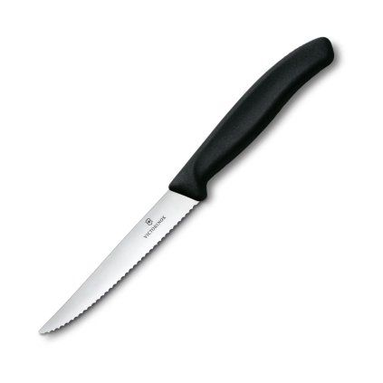 229251 steakovy nuz swiss classic 11 cm vroubkovany cerna plast victorinox