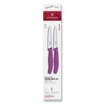 229353 sada nozu swiss classic 10 cm sada 2 ks fialova plast victorinox