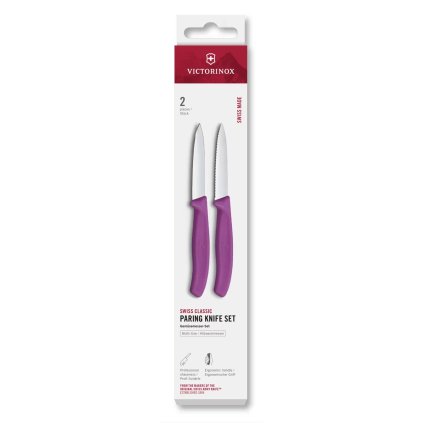 229371 sada nozu swiss classic 8 cm sada 2 ks fialova plast victorinox