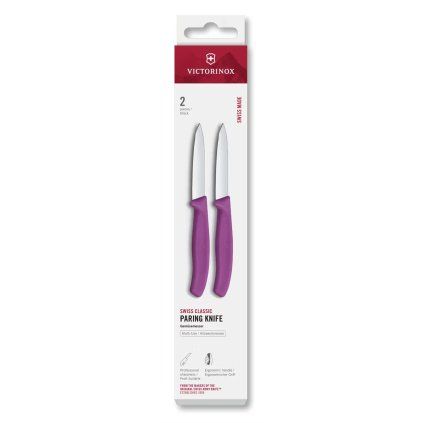 229479 sada nozu swiss classic 8 cm sada 2 ks fialova plast victorinox
