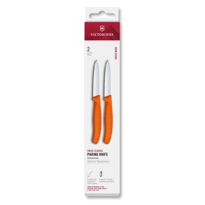 229461 sada nozu swiss classic 8 cm sada 2 ks oranzova plast victorinox