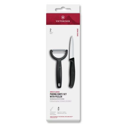 229416 sada noze a skrabky swiss classic sada 2 ks cerna plast victorinox
