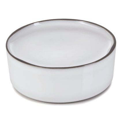 149576 servirovaci miska pedestal 15 cm bila keramika revol