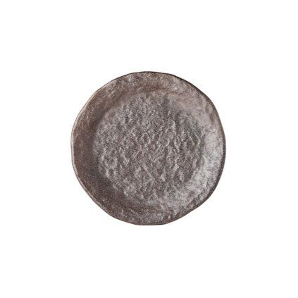 226434 predkrmovy talir stone 17 cm hneda keramika mij