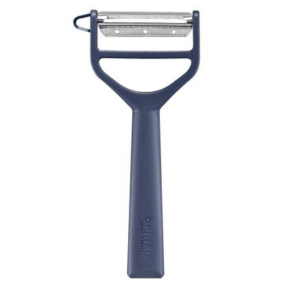 232156 6 skrabka na zeleninu t duo modra plast opinel