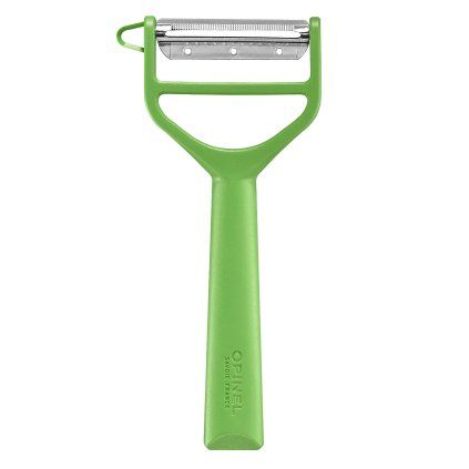 232159 skrabka na zeleninu t duo zelena plast opinel