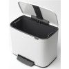 Coș cu pedală BO 36 l, alb, Brabantia