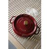 Capac pentru cratiță 30 cm, albastru închis, din fontă, Staub