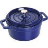 Capac pentru cratiță 30 cm, albastru închis, din fontă, Staub