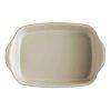 Farfurie pentru cuptor 29 x 19 cm, crem, lut, Emile Henry