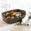 Farfurie pentru cuptor 29 x 19 cm, crem, lut, Emile Henry
