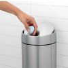 Coș de gunoi DE LUXE 5 l, oțel mat, Brabantia
